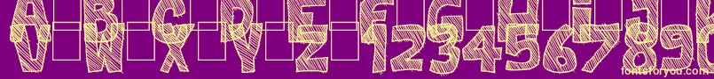 Best Prices Font – Yellow Fonts on Purple Background