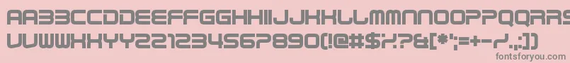 Best Tease-Schriftart – Graue Schriften auf rosa Hintergrund