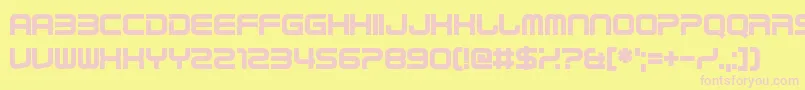 Best Tease Font – Pink Fonts on Yellow Background