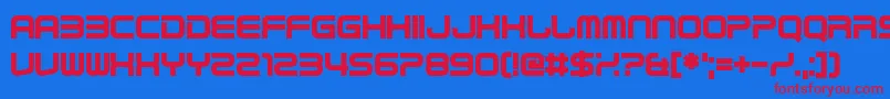 Best Tease Font – Red Fonts on Blue Background