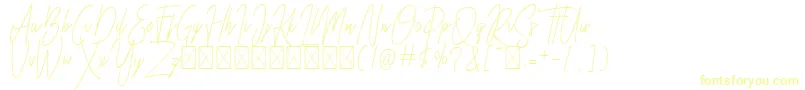 Besttones Regular DEMO Font – Yellow Fonts