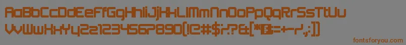 Weitere Informationen zur Beta-Schriftart Beta-Schriftart – Braune Schriften auf grauem Hintergrund