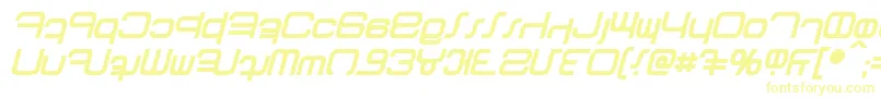 Police Betazed Bold Italic – polices jaunes