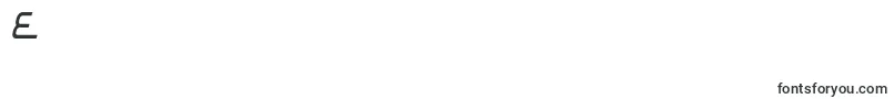 Czcionka Betazed Italic – czcionki cyfry 6