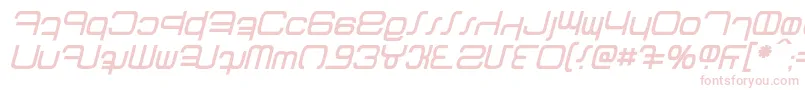 Betazed Italic Font – Pink Fonts on White Background