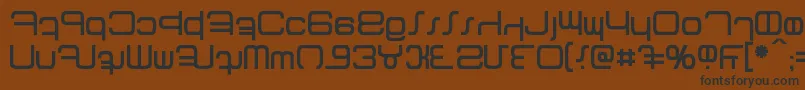 Betazed Font – Black Fonts on Brown Background