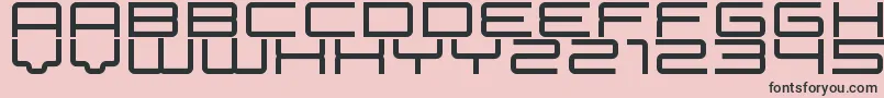 betelgeuse Font – Black Fonts on Pink Background