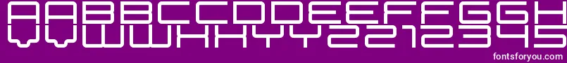 betelgeuse Font – White Fonts on Purple Background