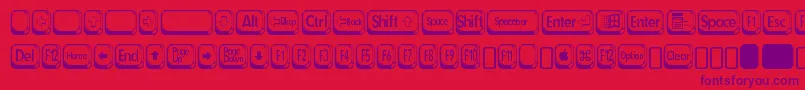 Шрифт betsy flanagan 2 – фиолетовые шрифты на красном фоне