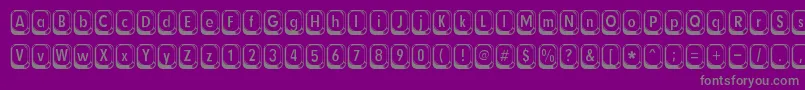 betsy flanagan Font – Gray Fonts on Purple Background