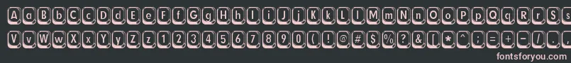 betsy flanagan Font – Pink Fonts on Black Background