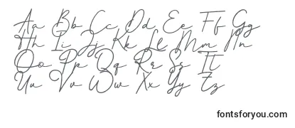 Schriftart Better Signature Font