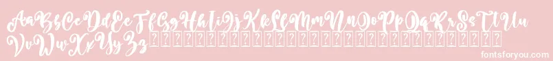 Better Summer Free Font – White Fonts on Pink Background