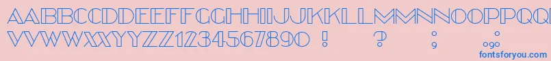 Better Font – Blue Fonts on Pink Background