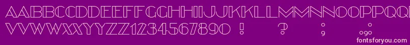 Better Font – Pink Fonts on Purple Background