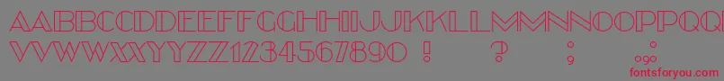Better Font – Red Fonts on Gray Background