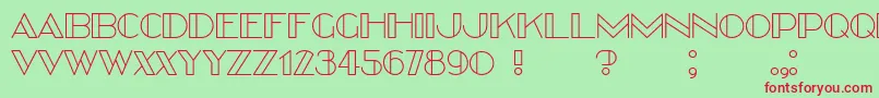 Better Font – Red Fonts on Green Background