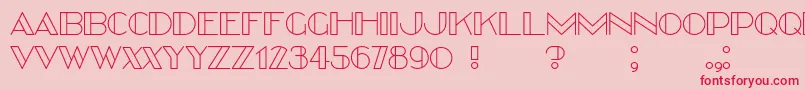 Better Font – Red Fonts on Pink Background
