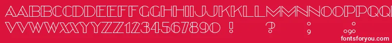 Better Font – White Fonts on Red Background