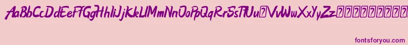 fuente Betterize FREE – Fuentes Moradas Sobre Fondo Rosa