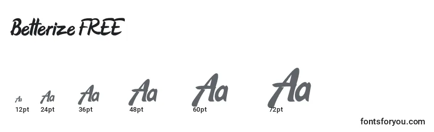 Betterize FREE Font Sizes