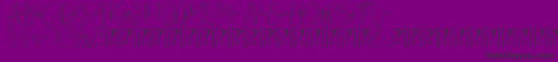 Bettrish Dafont Font – Black Fonts on Purple Background