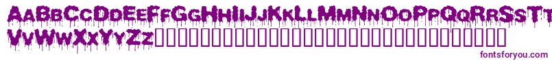 Beurk    Font – Purple Fonts on White Background