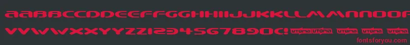 BEWARE   Font – Red Fonts on Black Background