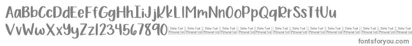 Bewilderment Demo-Schriftart – Graue Schriften