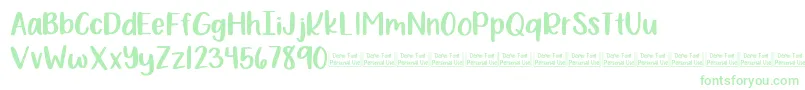 More about Bewilderment Demo Font Bewilderment Demo Font – Green Fonts on White Background