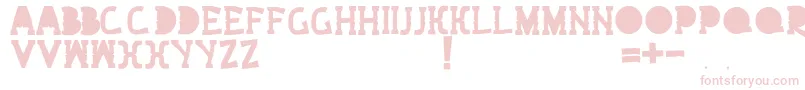 Bext Font – Pink Fonts on White Background