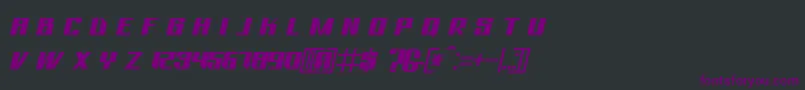 fuente Bhejeuct Gash Typeface – Fuentes Moradas Sobre Fondo Negro
