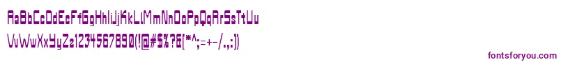 Biasachxua-Schriftart – Violette Schriften