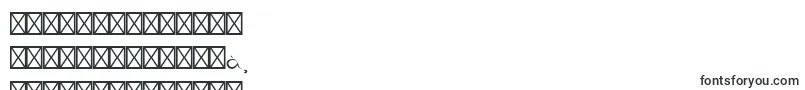 フォントBico de pena   Regular – タイの文字