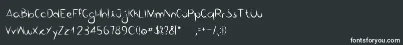Bico de pena   Regular Font – White Fonts