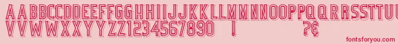 Más sobre la fuente BicycleFancy fuente BicycleFancy – Fuentes Rojas Sobre Fondo Rosa