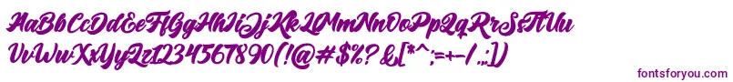 Big Blue Bold Font – Purple Fonts
