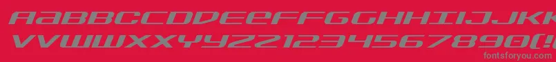 fuente Sdfexpandital – Fuentes Grises Sobre Fondo Rojo