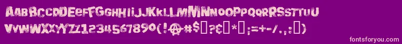 BIGBB    Font – Pink Fonts on Purple Background