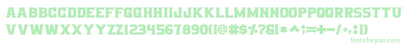 Bigboz-fontti – vihreät fontit