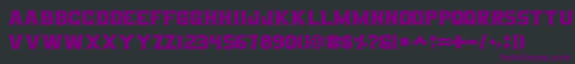 Bigboz Font – Purple Fonts on Black Background
