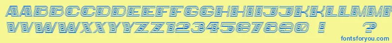 More about Bigger Italic Font Bigger Italic Font – Blue Fonts on Yellow Background