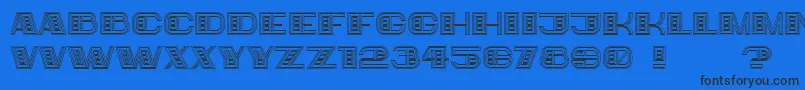 Bigger Font – Black Fonts on Blue Background