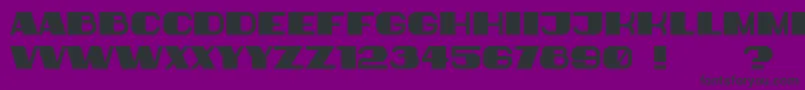 BiggerBook Font – Black Fonts on Purple Background