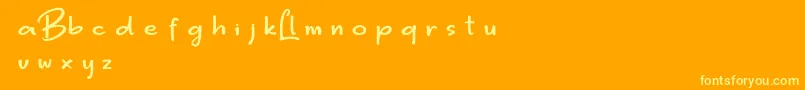 Подробнее о шрифте BiggerLove DEMO Шрифт BiggerLove DEMO – жёлтые шрифты на оранжевом фоне