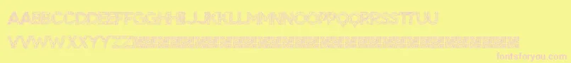 Więcej informacji o czcionce BigTangle Czcionka BigTangle – różowe czcionki na żółtym tle