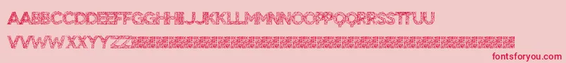 BigTangle Font – Red Fonts on Pink Background