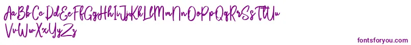 Bikarosta Script-fontti – violetit fontit