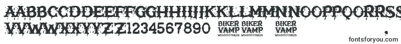 Шрифт Biker Vamp – шрифты с фиксированной шириной