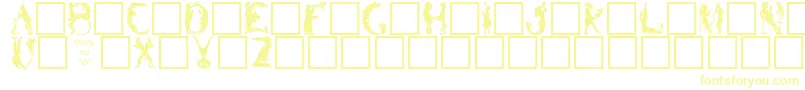 Bikids-Schriftart – Gelbe Schriften